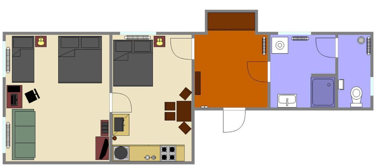 Apartman Letna Прага Экстерьер фото